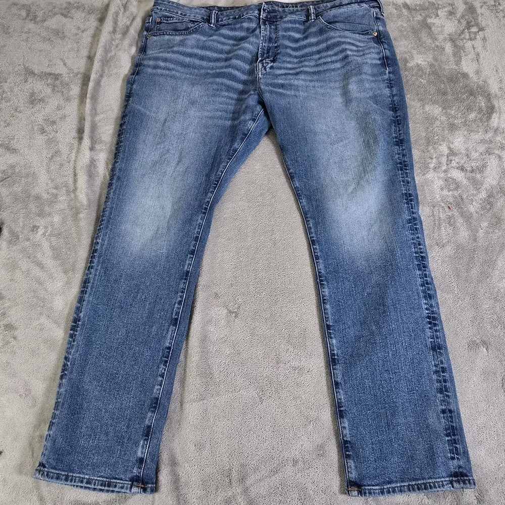 American Eagle Jeans Mens 42x29 Blue Airflex+ Athletic Skinny Dark Wash Casual